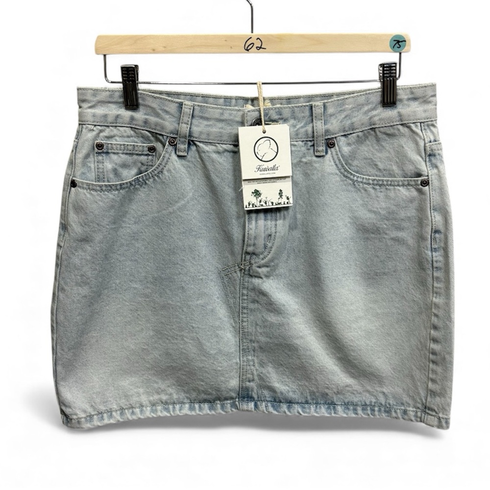 NWT Kuwalla Denim Mini Skirt